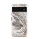 Snowstorm - Grey Marble Google Pixel 6 Pro Case 1