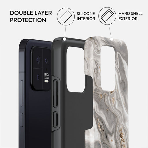 Snowstorm - Grey Marble Xiaomi 13 Case 2