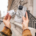Snowstorm - Grey Marble iPhone SE (2020) Case 10