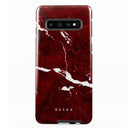 Iconic Red Ruby - Marble Samsung Galaxy S10 4G Case 5