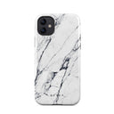 Satin White - Marble iPhone 12 Case 5
