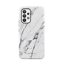 Satin White - Marble Samsung Galaxy A33 Case 1