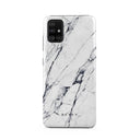 Satin White - Marble Samsung Galaxy A71 4G Case 5