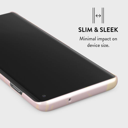 Peachy Gold - Pink Marble Samsung Galaxy S10 Plus Case 4