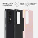 Peachy Gold - Pink Marble Samsung Galaxy A52 / A52S 4G / 5G Case 6