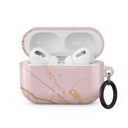 Peachy Gold - Pink Marble AirPods Pro Case 1