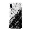 Fatal Contradiction - Black & White Marble iPhone XS Max Case 1