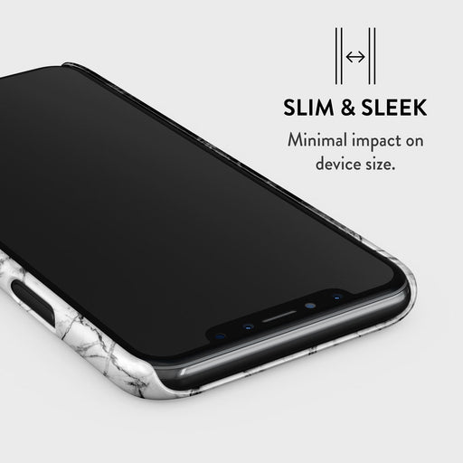 Fatal Contradiction - Black & White Marble iPhone XS Max Case 4
