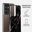 Rose Gold Marble - Samsung Galaxy S21 Ultra Case 2