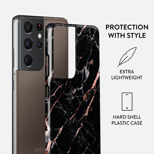 Rose Gold Marble - Samsung Galaxy S21 Ultra Case 2