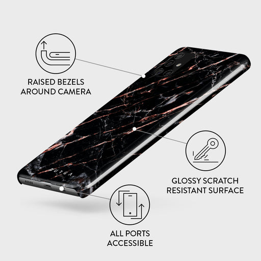 Rose Gold Marble - Samsung Galaxy A71 4G Case 3