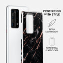 Rose Gold Marble - Huawei P40 Pro Plus Case 2