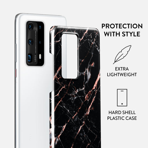 Rose Gold Marble - Huawei P40 Pro Plus Case 2
