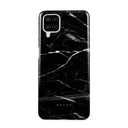 Noir Origin - Black Marble Samsung Galaxy A12 4G Case 5