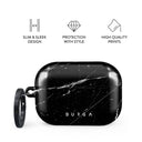 Noir Origin - Black Marble AirPods Pro 2 Case 4