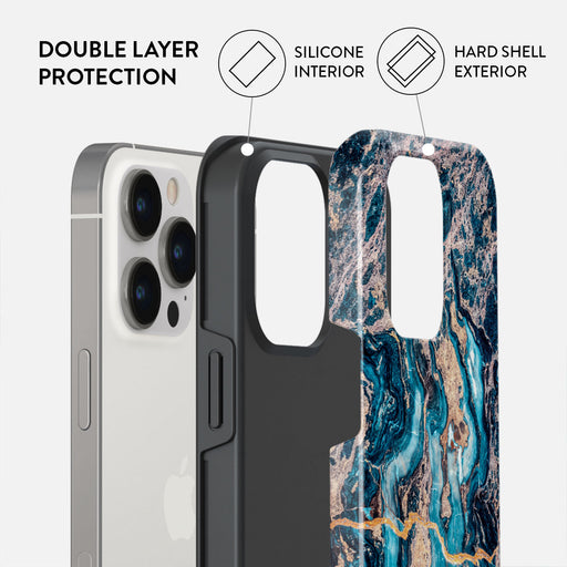 Mystic River - Blue Marble iPhone 14 Pro Case 6