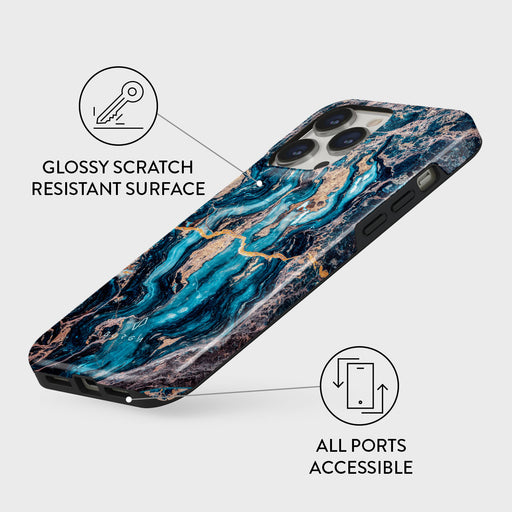 Mystic River - Blue Marble iPhone 14 Pro Case 7