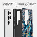 Mystic River - Blue Marble Samsung Galaxy S22 Ultra Case 6