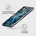 Mystic River - Blue Marble Samsung Galaxy S22 Ultra Case 7
