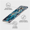 Mystic River - Blue Marble Samsung Galaxy S8 Case 3