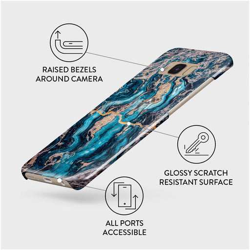 Mystic River - Blue Marble Samsung Galaxy S8 Case 3