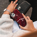Iconic Red Ruby - Marble iPhone 12 Case 25