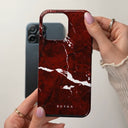 Iconic Red Ruby - Marble Samsung Galaxy S10 4G Case 9