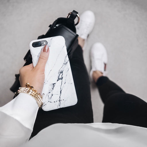 Satin White - Marble iPhone 12 Case 24
