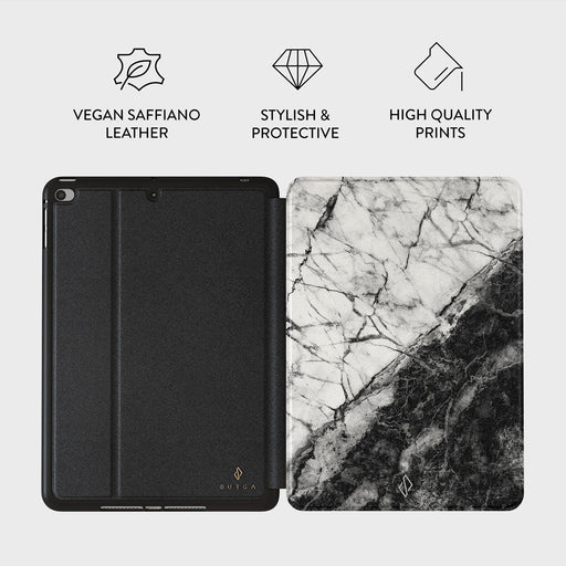 Fatal Contradiction - Black & White Marble iPad Mini 7.9 (5th Gen) Case 3