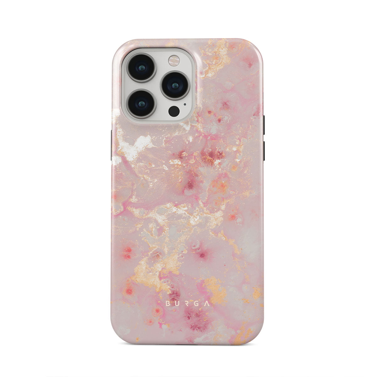 iPhone 14 Pro Maxケース　ヌードピンク Golden Coral - Pink iPhone 14 Pro Max Case | BURGA