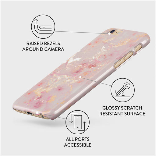 Golden Coral Pink iPhone 6S Case1