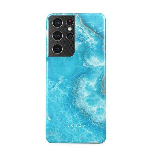 Ocean Waves - Blue Samsung Galaxy S21 Ultra Case 1