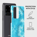 Ocean Waves - Blue Samsung Galaxy S20 Ultra 4G / 5G Case 2