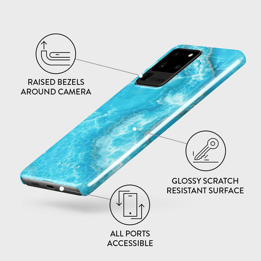 Ocean Waves - Blue Samsung Galaxy S20 Ultra 4G / 5G Case 3