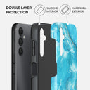Ocean Waves - Blue Samsung Galaxy A14 5G Case 2