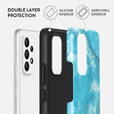 Ocean Waves - Blue Samsung Galaxy A53 Case 2