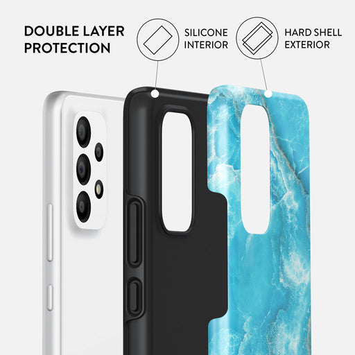Ocean Waves - Blue Samsung Galaxy A53 Case 2