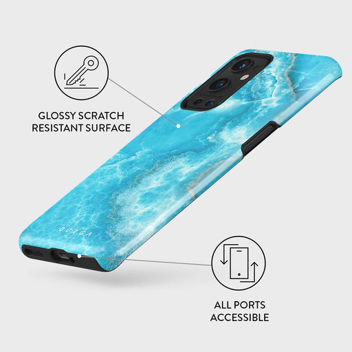 Ocean Waves - Blue OnePlus 9 Pro Case 3