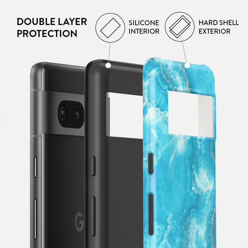 Ocean Waves - Blue Google Pixel 7a Case 2