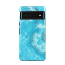 Ocean Waves - Blue Google Pixel 6 Pro Case 1