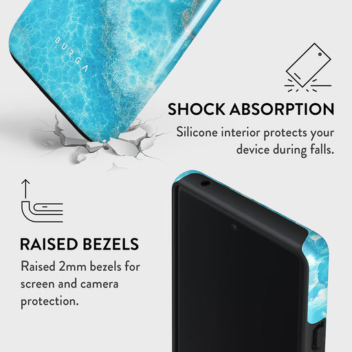 Ocean Waves - Blue Google Pixel 6 Pro Case 4