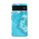 Ocean Waves - Blue Google Pixel 6a Case 1