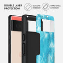 Ocean Waves - Blue Google Pixel 6a Case 2
