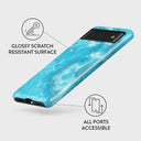 Ocean Waves - Blue Google Pixel 6a Case 3