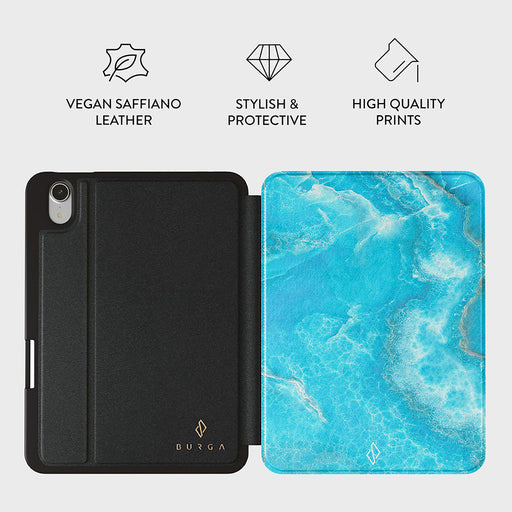 Ocean Waves - Blue iPad Mini 8.3 (A17 Pro/6th Gen) Case 3