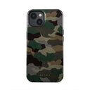 Tropical Green Camo - iPhone 14 Case