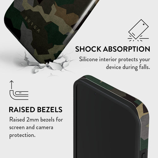 Tropical Green Camo - iPhone 14 Case 8