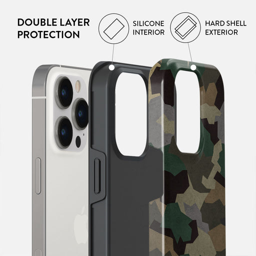 Tropical Green Camo - iPhone 13 Pro Case 6