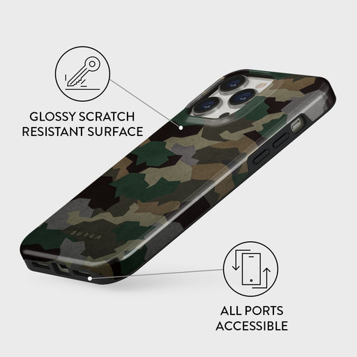 Tropical Green Camo - iPhone 13 Pro Case 7