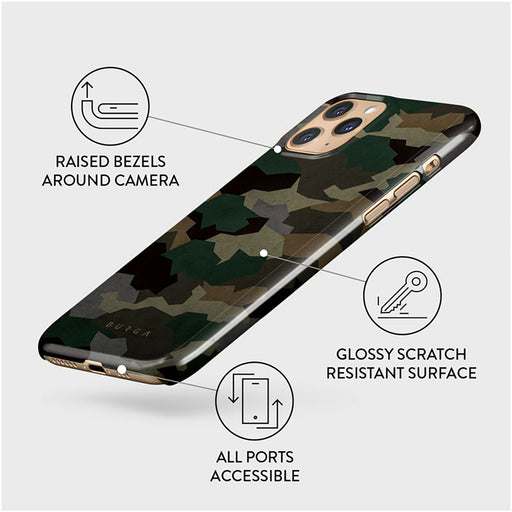 Tropical Green Camo - iPhone 11 Pro Case 3